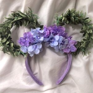 Disney parks floral mini mouse ears headband